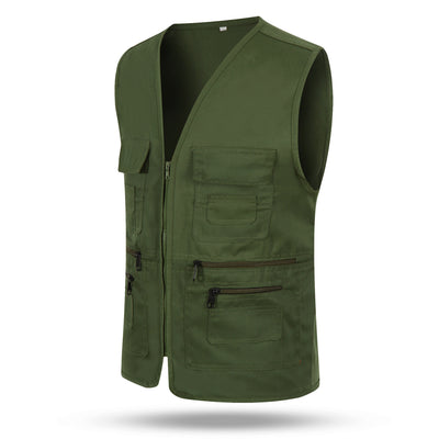 Chaleco Multibolsillos Unisex de Poliéster-Algodón - Image 6