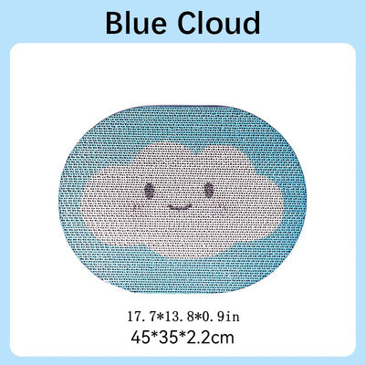 Tablero Rascador para Gatos Nubes Azules - Protege tu Muebles - Image 13
