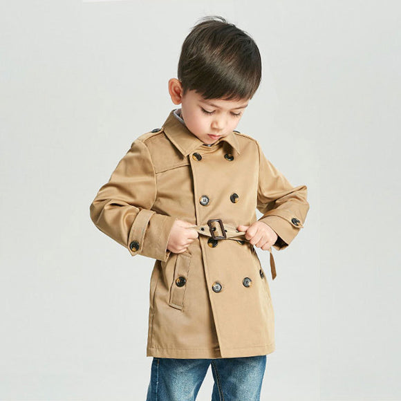 Abrigo Primavera para Niño - Gabardina Clásica Largo