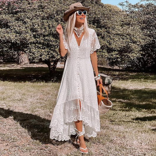 Vestido Ajustado Escote V Estilo Europeo para Mujer - Image 5