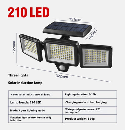 Lámpara Solar de Pared con Sensor de Movimiento Inteligente - Image 7
