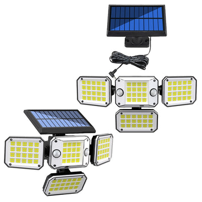 Lámpara Solar de Jardín con Sensor de Movimiento y Ángulo Ajustable - Image 4