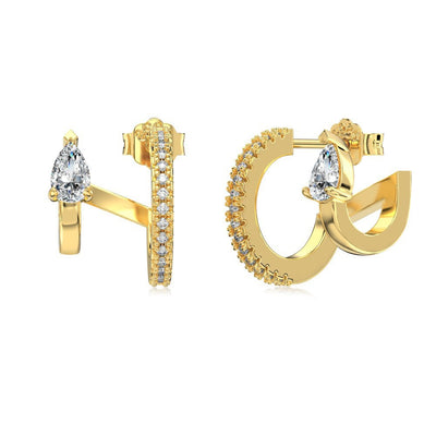 Aretes de Plata Esterlina S925 de Lujo Ligero para Mujer - Image 6