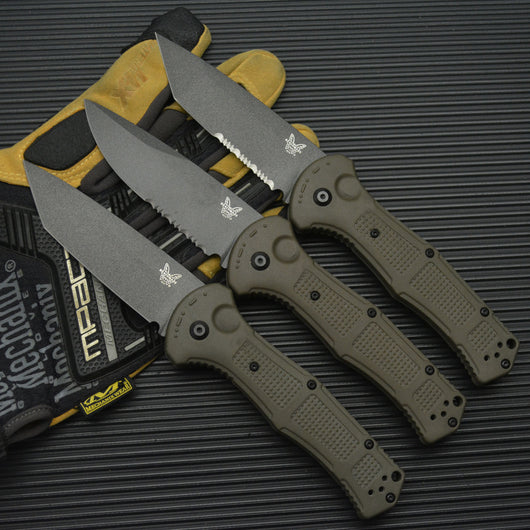 Cuchillo Plegable D2 de Alta Dureza 9070 - Acero Premium