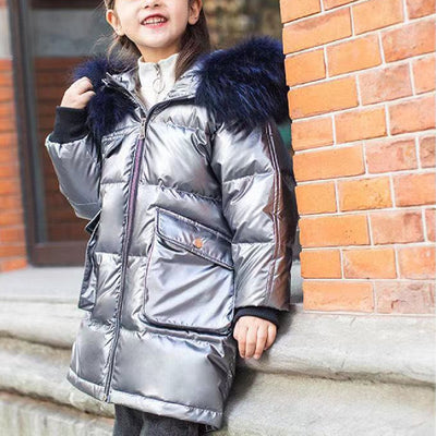 Chaqueta Acolchada de Algodón Brillante para Niños - Image 14