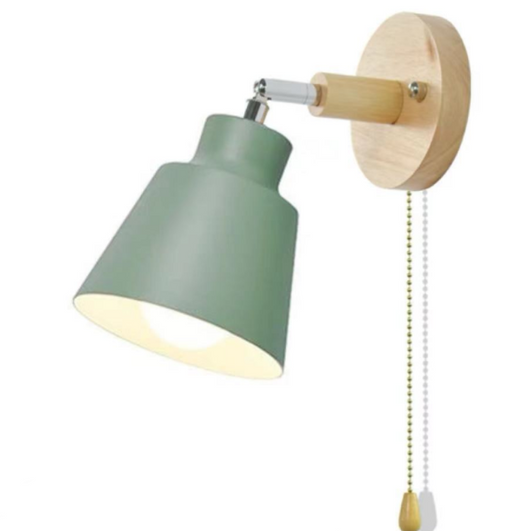 Lámpara de Pared Minimalista de Madera con Cierre - Image 12
