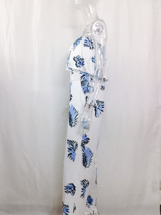 Jumpsuit Holgado con Cuello Volante y Estampado de Letras - Image 12