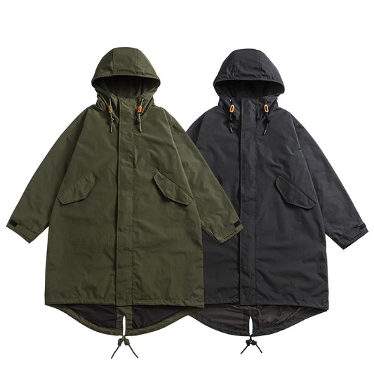 Gabardina Retro Holgada Midi