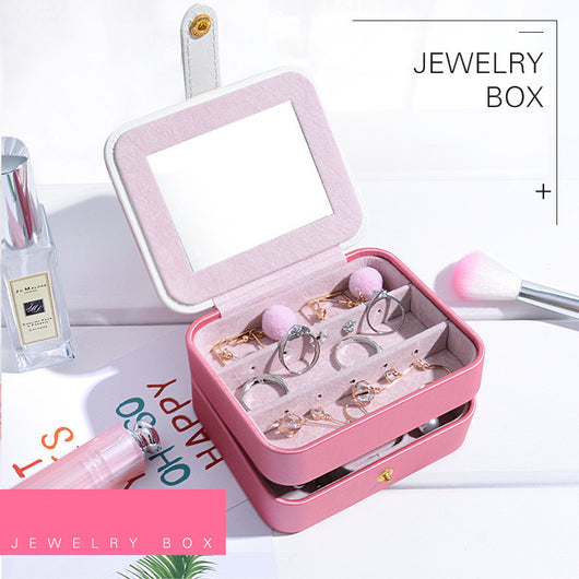 Estuche de Cuero PU para Aretes - Organizador Portátil - Image 2