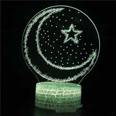 Lámpara LED 3D Creativa para Mesita de Noche - Image 16