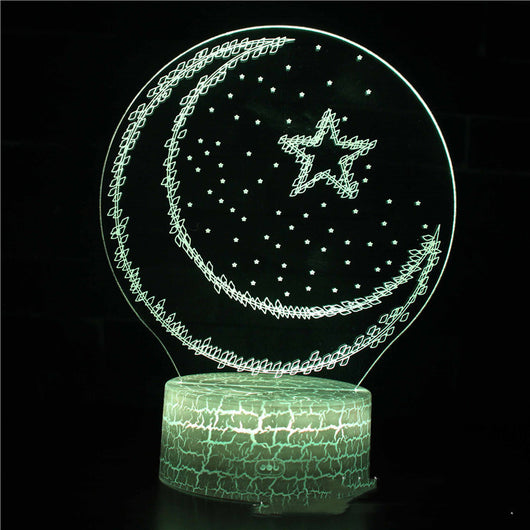 Lámpara LED 3D Creativa para Mesita de Noche - Image 16