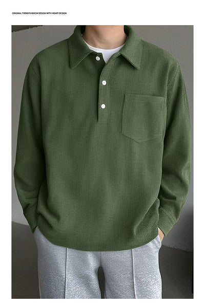 Camisa Casual Retro Americana de Corte Clásico - Image 14