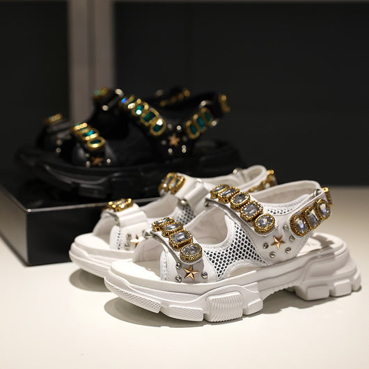 Sandalias Romanas de Plataforma en Cuero para Mujer - Image 7