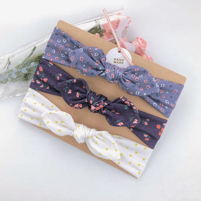 Set de 3 Diademas Infantiles con Moños Estampados - Image 44