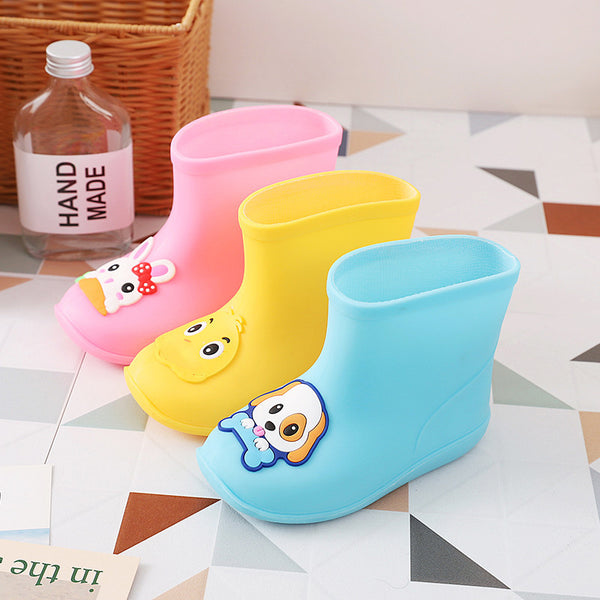 Botas de Lluvia Infantiles Cortas Antideslizantes Impermeables