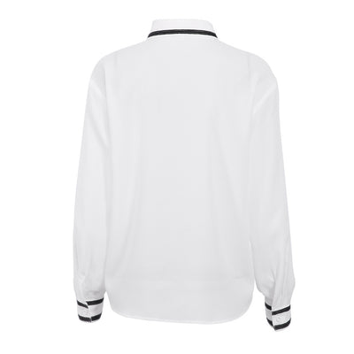 Blusa de Gasa Patchwork en Colores Contrastantes - Image 21