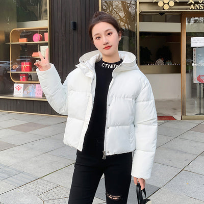 Chaqueta Corta Acolchada con Capucha para Mujer - Estilo Casual - Image 6