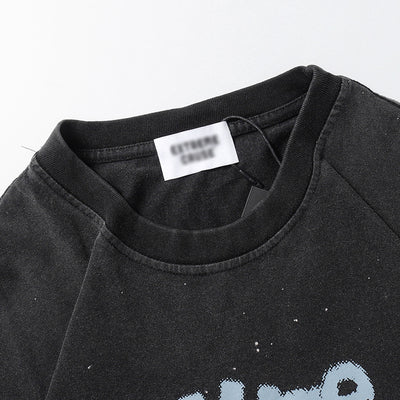 Camiseta de Manga Corta con Estampado de Letras para Hombre - Image 5