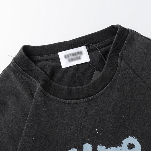 Camiseta de Manga Corta con Estampado de Letras para Hombre - Image 5