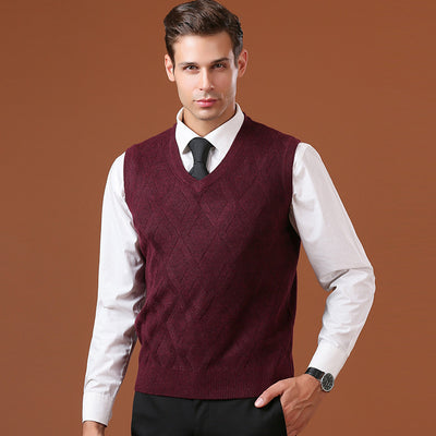 Chaleco Cardigan Sin Mangas Diamond para Hombre - Image 10