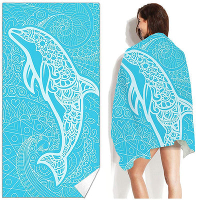 Toalla de Playa Bohemia Estampada - Absorbente y Versátil - Image 25