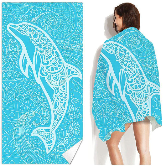 Toalla de Playa Bohemia Estampada - Absorbente y Versátil - Image 25