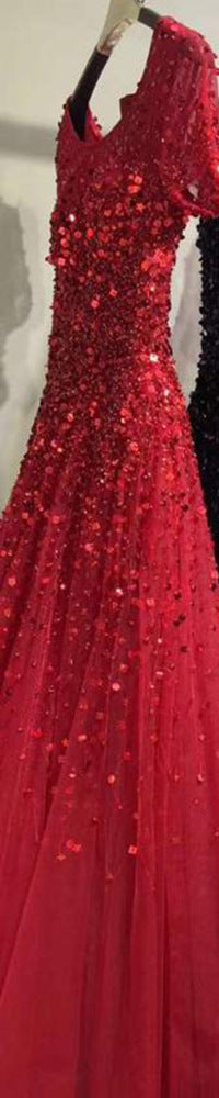 Vestido de Fiesta con Lentejuelas y Pedrería Elegante - Image 8