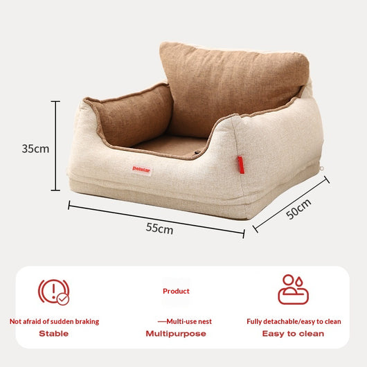 Asiento de Auto para Perros - Seguridad y Comodidad en el Viaje - Image 6