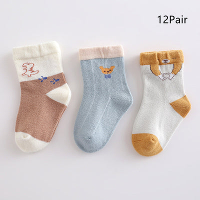 Calcetines de Algodón para Bebé con Animales de Dibujos Animados - Image 14