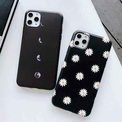 Funda para Teléfono Crisantemo Moda Cielo Estrellado y Luna - Image 7