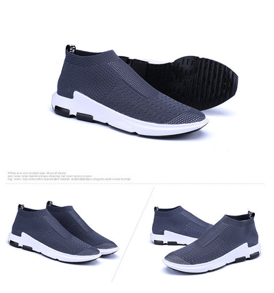 Zapatos Altos Elásticos Tipo Calcetín para Hombres Talla Grande - Image 13