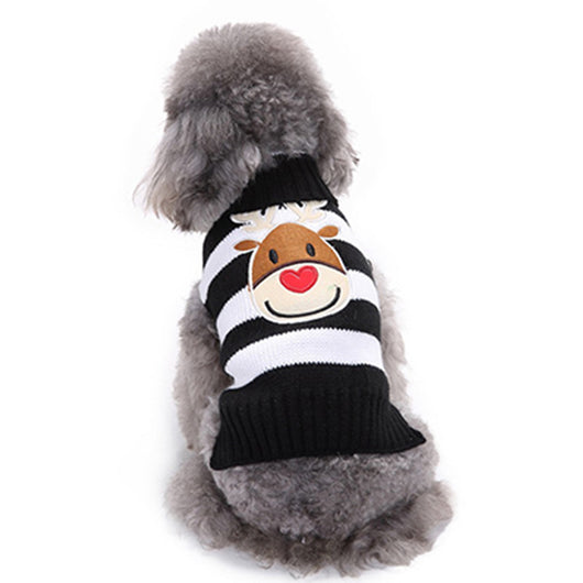 Suéter Navideño para Perros con Patrón de Alce - Image 2