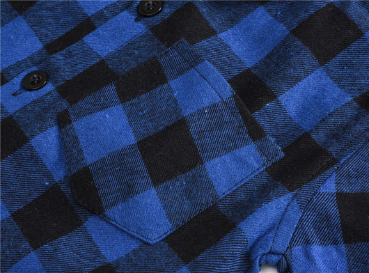 Camisas a Cuadros para Niños y Niñas - Tops Elegantes para Pequeños - Image 11