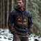 Chaqueta Hoodie Estampada Casual para Hombre - Estilo Urbano Moderno