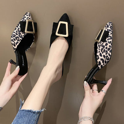 Sandalias de Tacón Alto y Pantuflas Stiletto para Mujer