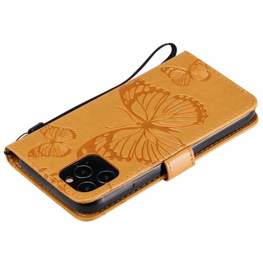 Funda de Cuero para Teléfono con Mariposa Prensada - Image 62