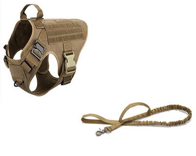 Arnés Táctico Ajustable para Perros - Cinturón de Seguridad Militar Doble Gancho - Image 10