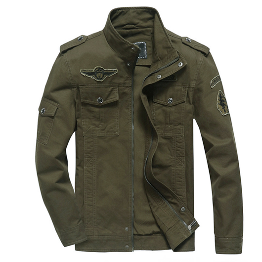 Chaqueta Militar Táctica de Algodón para Hombre - Talla Grande Estilo Casual Europeo - Image 8