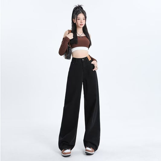 Jeans Rectos Clásicos para Mujer Estilo Americano