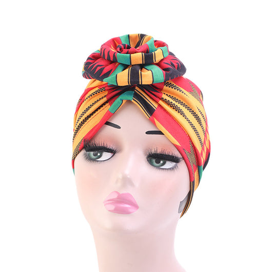 Sombrero Bandana de Algodón con Estampado Floral - Image 10