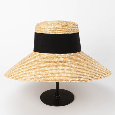 Sombrero de Paja con Ala Ancha para Protección Solar Total - Image 4