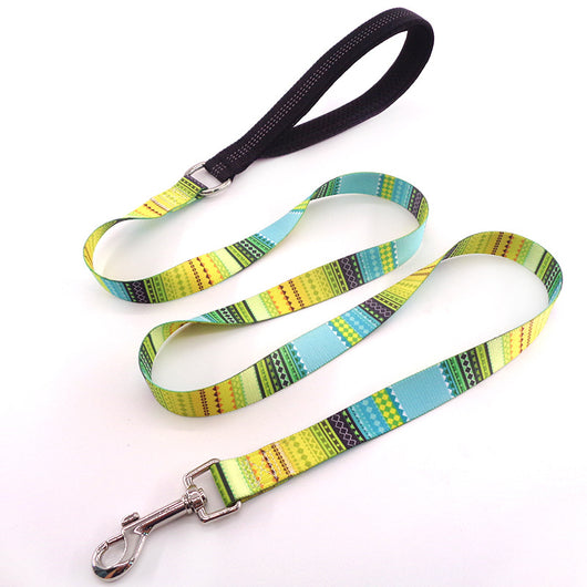 Correa de Adiestramiento para Perros con Diseño Floral - Image 10