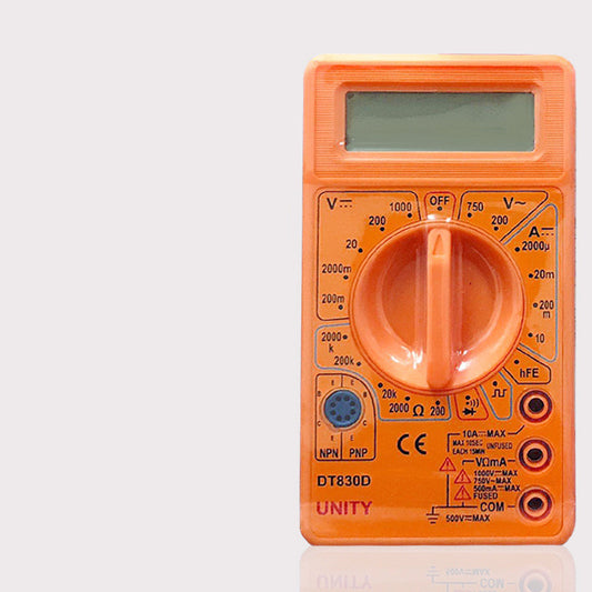 Multímetro Digital Compacto DT-830D con Alarma Sonora