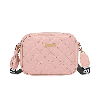 Bolsa Cámara Cuadrada Pequeña con Bordado de Diamantes - Image 12