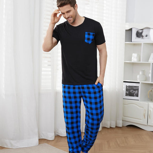 Pijama Masculino Corto Cómodo para Descanso - Image 7