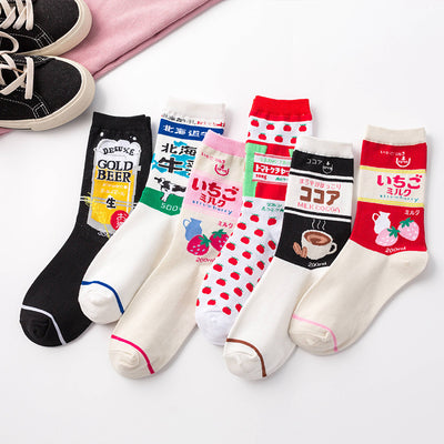 Calcetines Estampados para Mujer con Diseños Kawaii Japoneses - Image 8