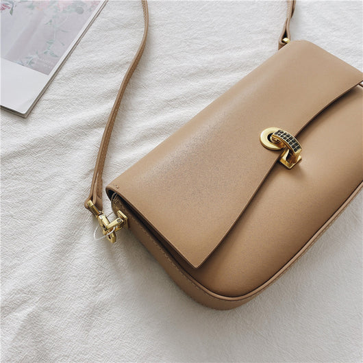 Bolso Bandolera de Cuero con Cierre Diamond Lock - Image 7