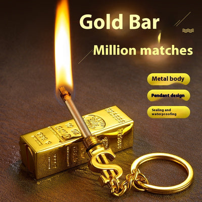 Llavero Multifuncional Gold Bar Pequeño - Metal Resistente Todo en Uno - Image 4