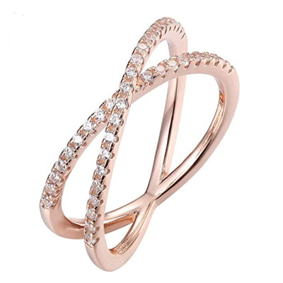 Anillo Vintage Francés Entrecruzado para Mujer - Image 6