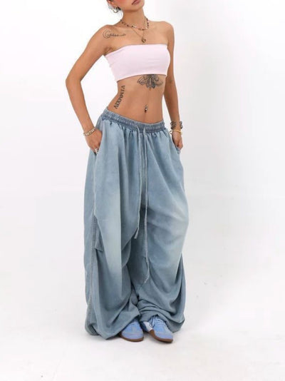 Jeans Vintage Cintura Alta Pierna Ancha Suelta - Image 16